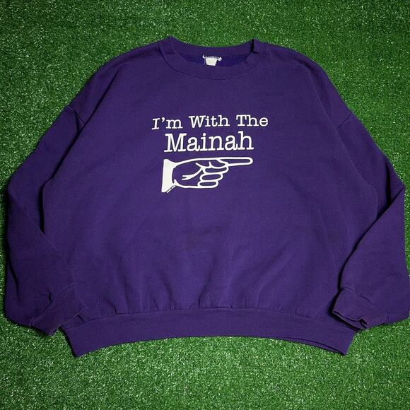 vintage purple crewneck size 2XL - Picture 1 of 10